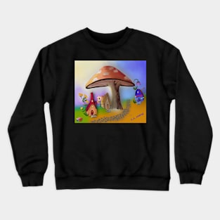 Three Houses in a Row Crewneck Sweatshirt